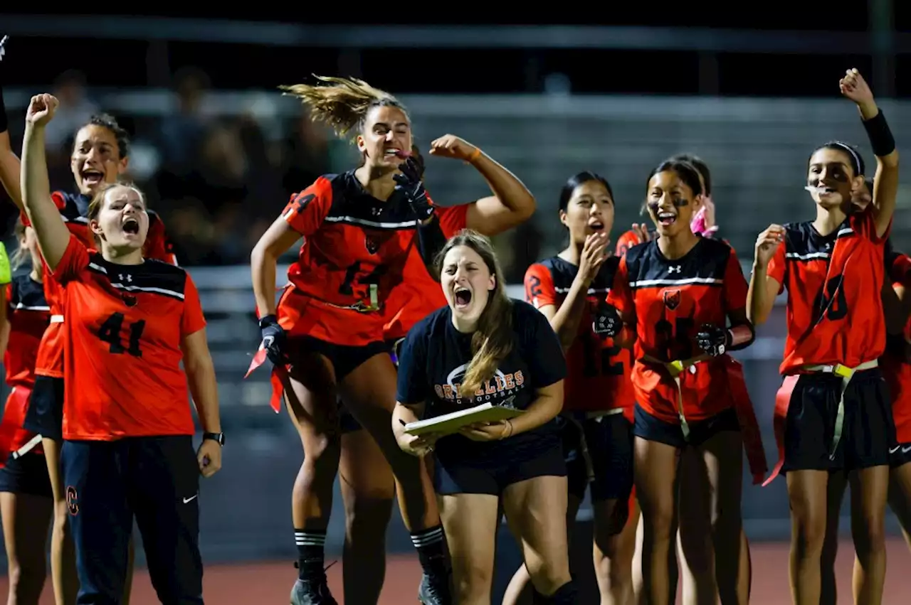 Prep roundup: California girls intercept eight passes in flag football game; Menlo-Atherton volleyball continues winning run