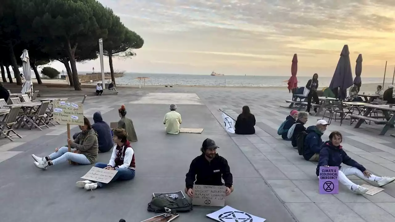 À Saint-Nazaire, les militants d’Extinction Rebellion en action pour « être visibles »