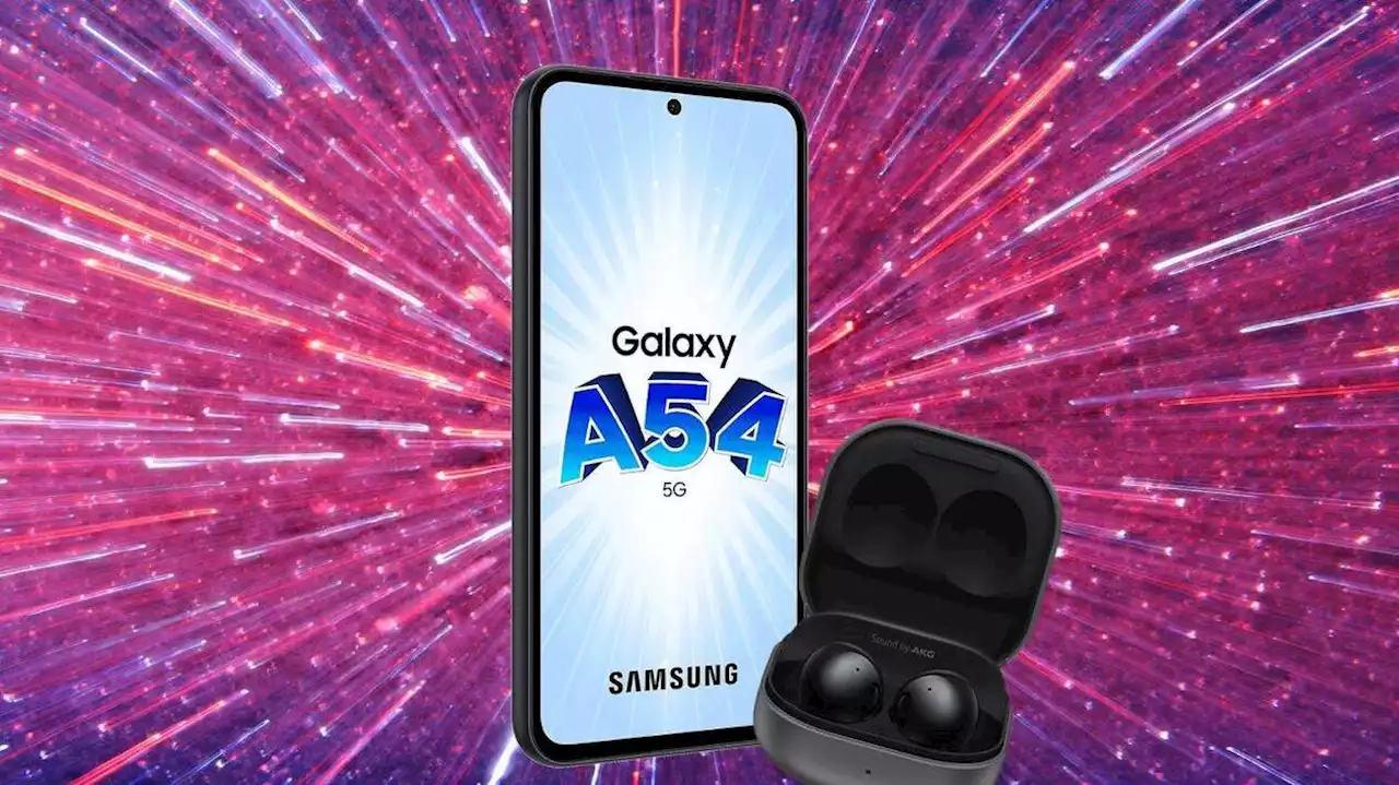 Pour des écouteurs sans fil gratuits, récupérez le Samsung Galaxy A54 5G sur le site officiel