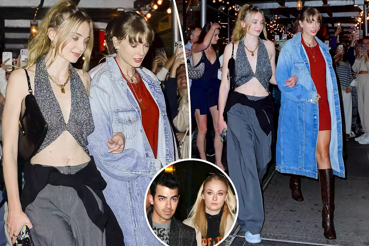 Joe Jonas’ exes Sophie Turner and Taylor Swift step out for girls’ night amid divorce