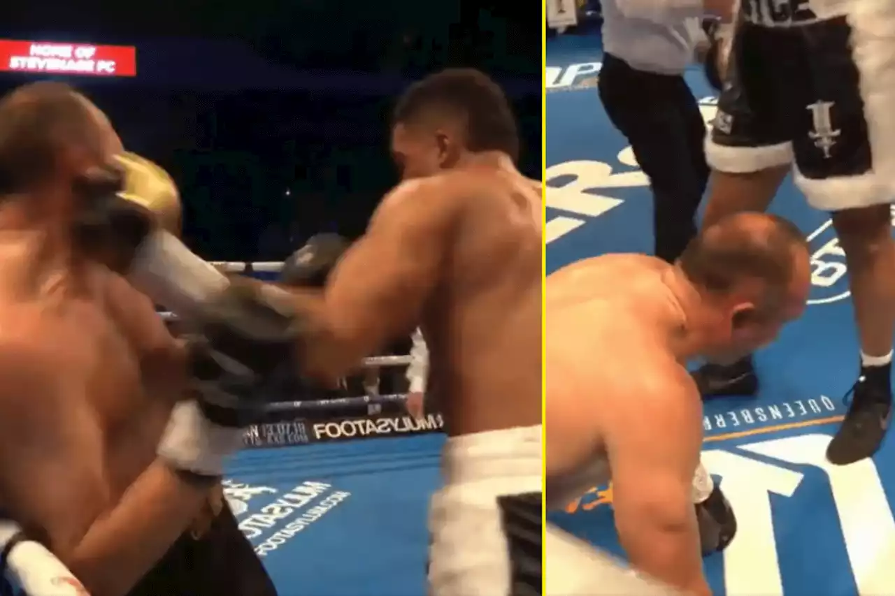 The brutal thud of Joe Joyce’s one-punch left hook that KO'd opponent could be heard through camera