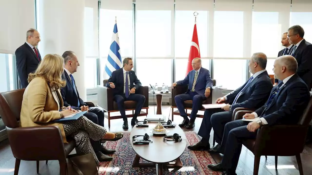 Turkish and Greek leaders affirm 'positive climate' in bilateral relations