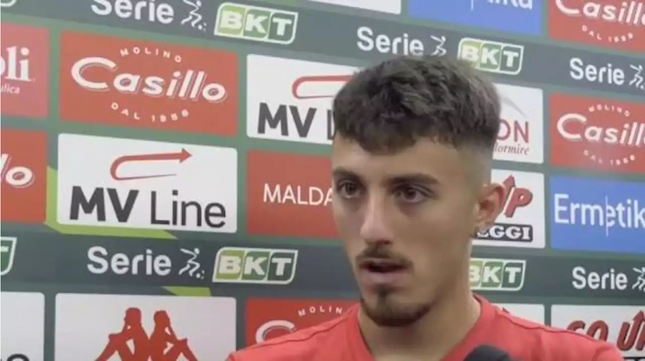 Bari, Nasti: 'Un'emozione essere qui. Akpa-Chukwu? Può crescere e fare tanti gol'