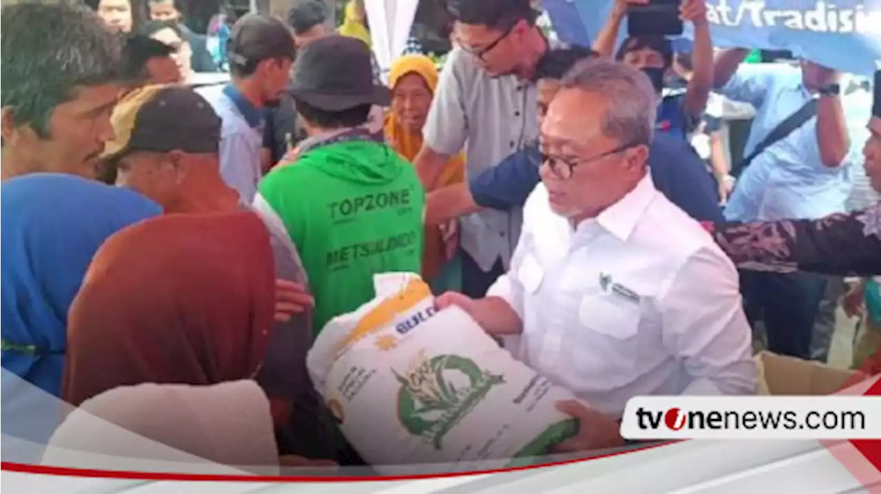 Tinjau Pasar Natar Lampung, Zulhas: Harga Beras Stabil Tinggi, Pemerintah Gencarkan Stabilisasi Pasokan dan Harga Pasar