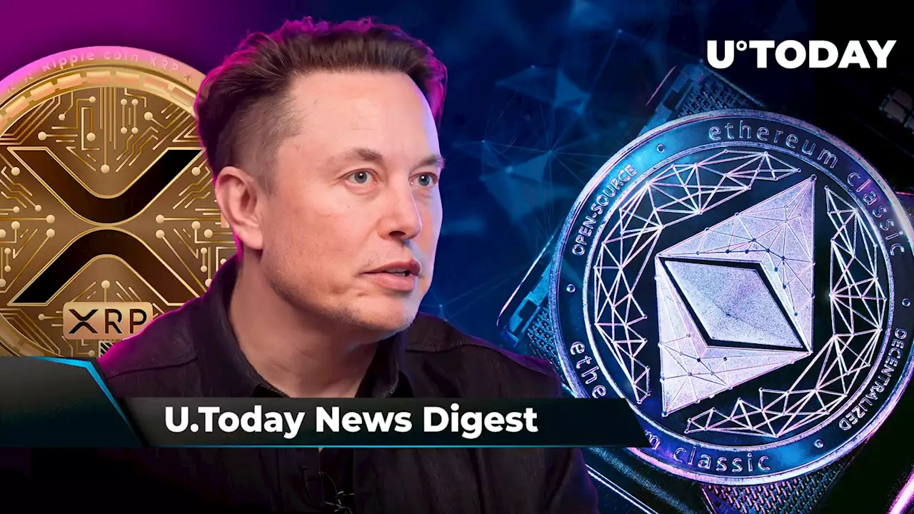 Elon Musk Provokes XRP Army's Heated Reaction With His New Post, Pro-XRP Lawyer Teases 'Big Announcement,' Vitalik Buterin Moves Half Million in ETH: Crypto News Digest by U.Today