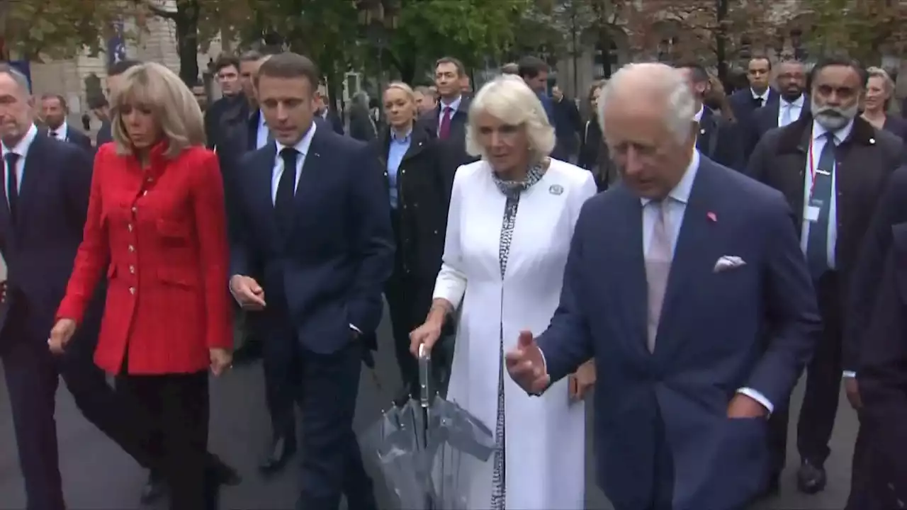 - Charles III à Paris: le roi et Camilla à Notre-Dame avec le couple Macron