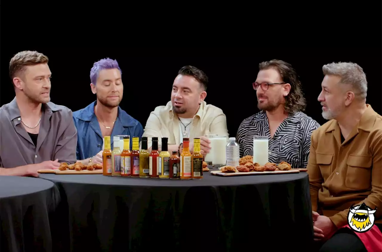 *NSYNC Drop a Record Amount of F-Bombs, Wave ‘Bye, Bye, Bye’ to Taste Buds on Epic ‘Hot Ones’ Episode