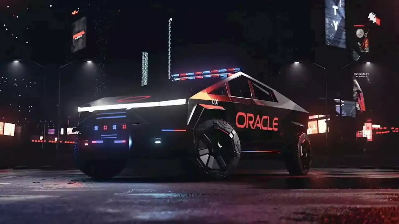 Oracle Founder Touts Tesla Cybertruck As 'Next-Gen Police Vehicle'