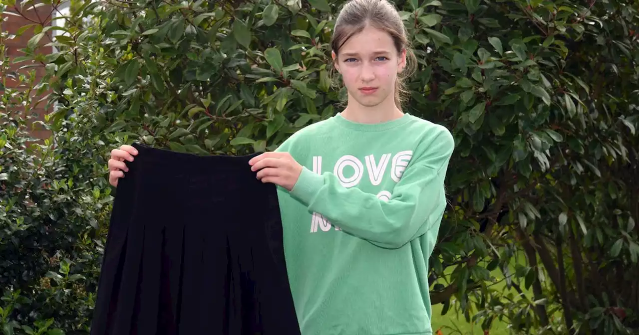 Schoolgirl who wore Asda skirt placed in isolation for not using school brand