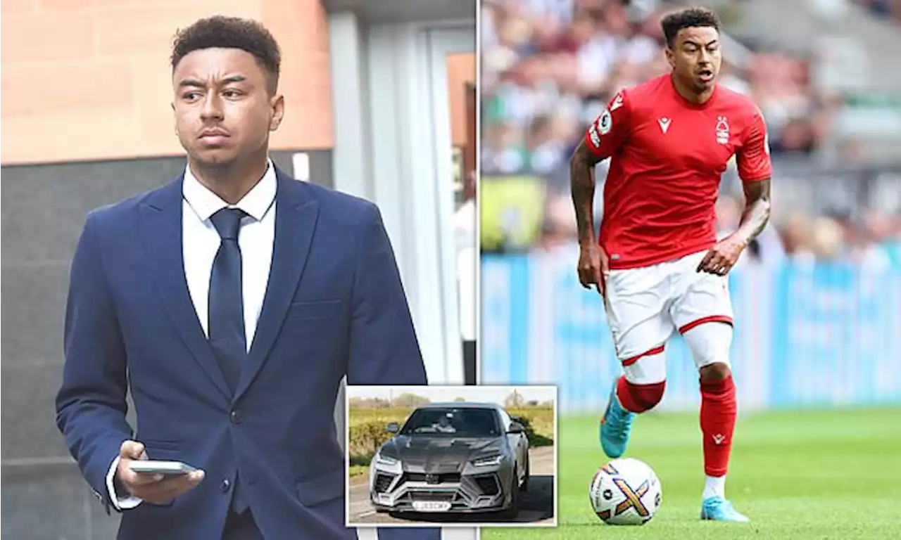 Jesse Lingard, 30, admits drink-driving in his £200k Lamborghini