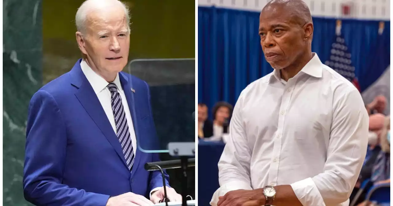 Biden snubs Eric Adams during New York City trip after immigrant flap