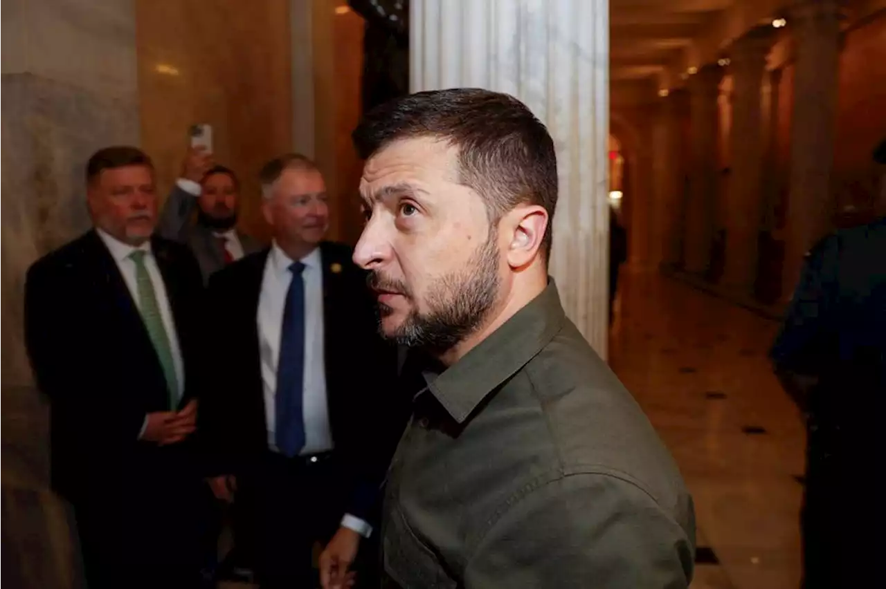 Zelenskyj i møter i Kongressen