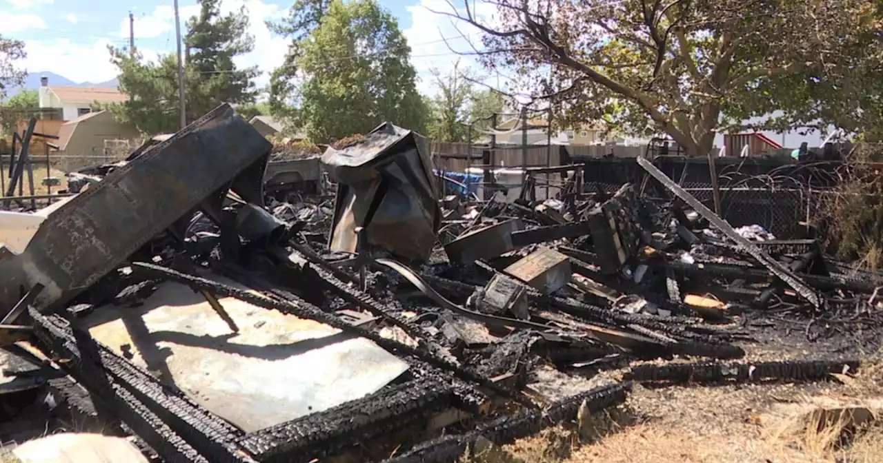 Tooele woman picking up pieces after fire destroys garage, family memories