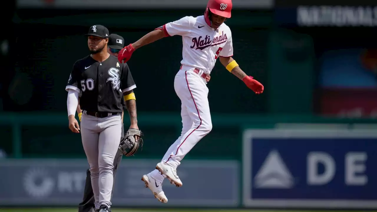 Thomas’ grand slam helps Nationals blast White Sox 13-3