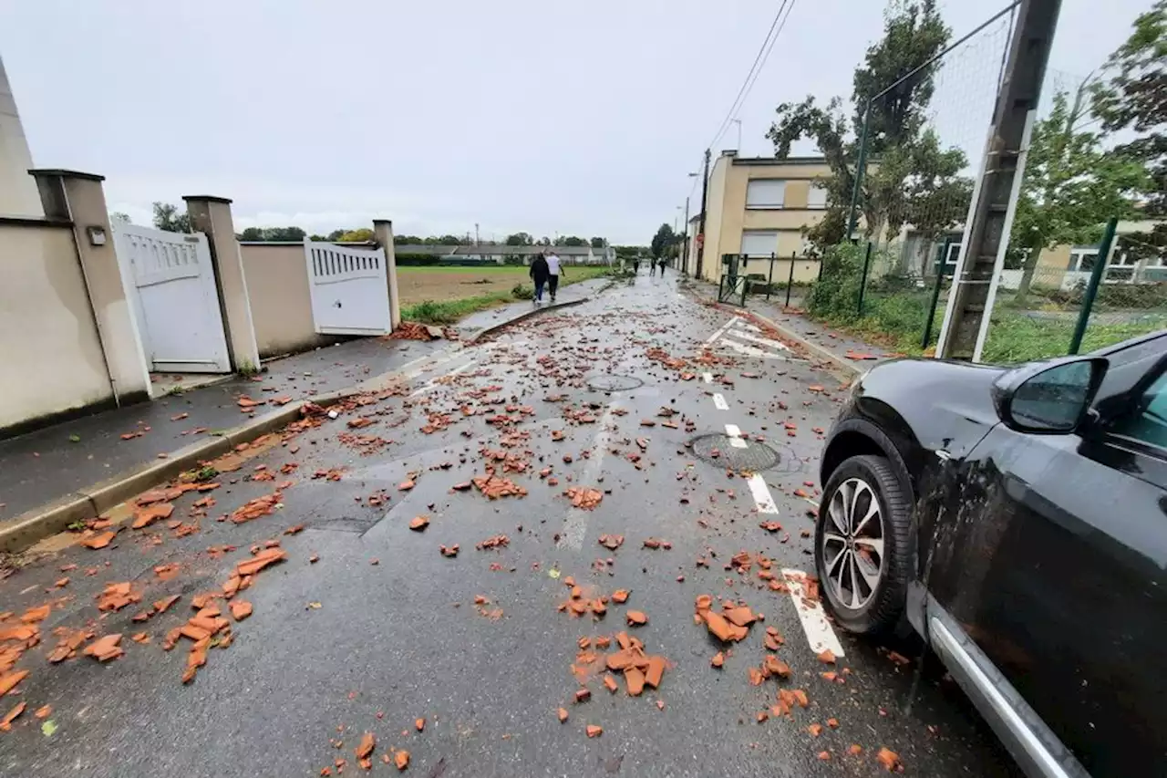 Vent violent : une vingtaine de toits abîmés près de Reims, pas de blessés