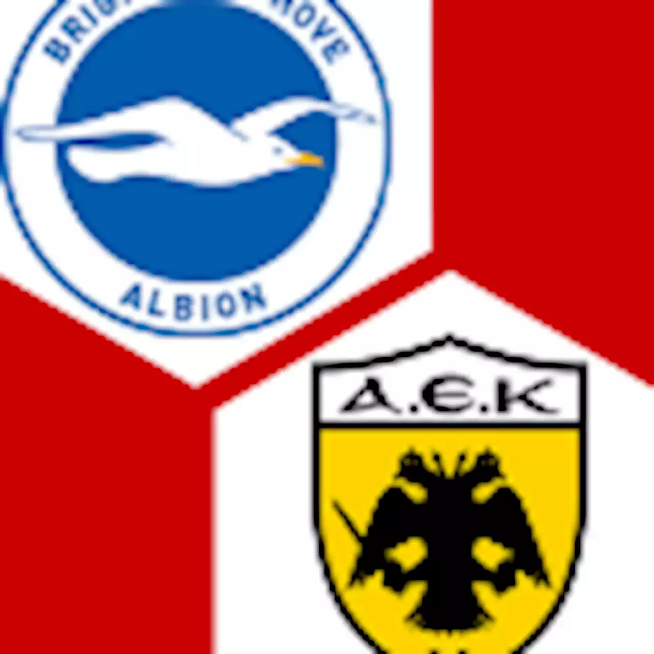 | Brighton & Hove Albion - AEK Athen : | Gruppenphase, 1. Spieltag