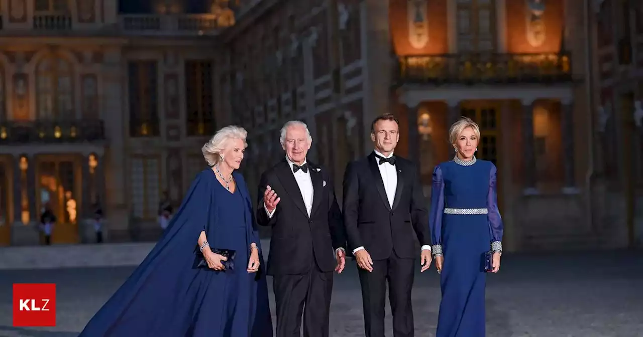 Schloss Versailles: Staatsbankett für Charles III. und Camilla