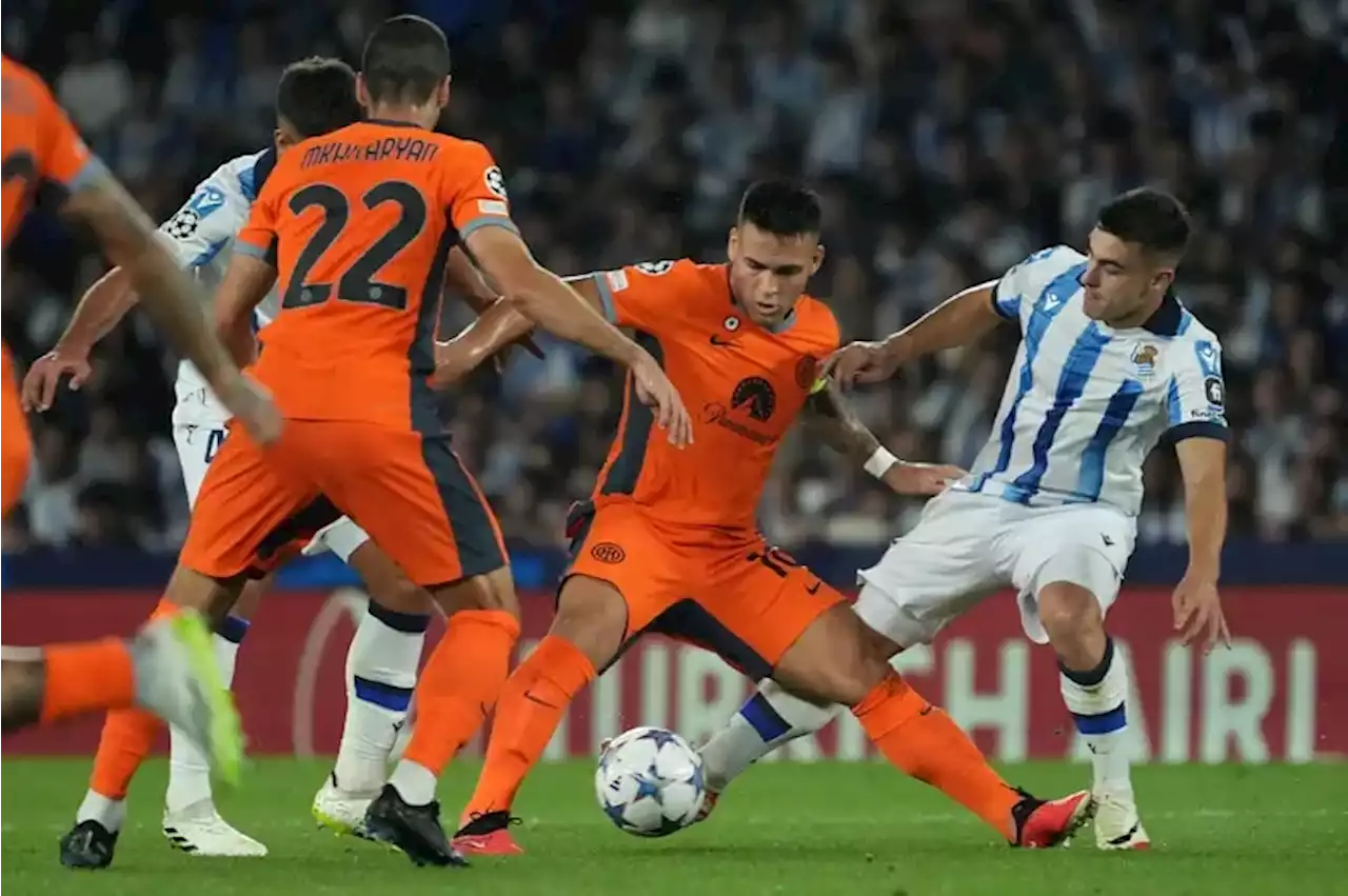 Champions League: Lautaro Martínez salvó a Inter con un gol a tres minutos del final