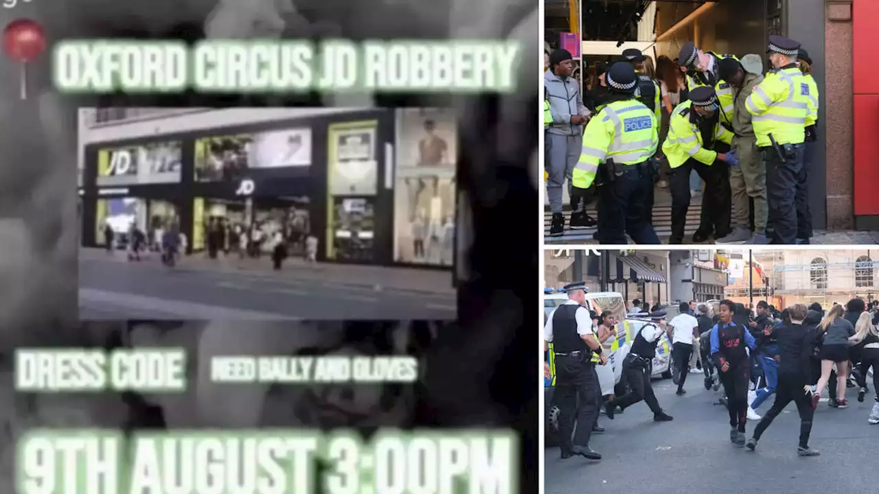 Oxford Street TikTok chaos which saw 'hundreds of youths' descend cost Met Police over £100,000