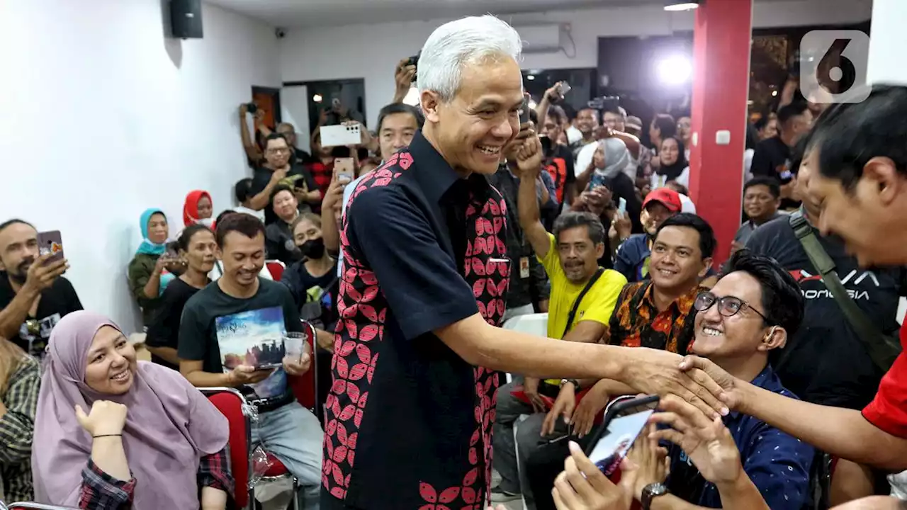 Sambangi Graha Pena 98, Bacapres Ganjar Pranowo Konsolidasi Pemenangan Pilpres 2024