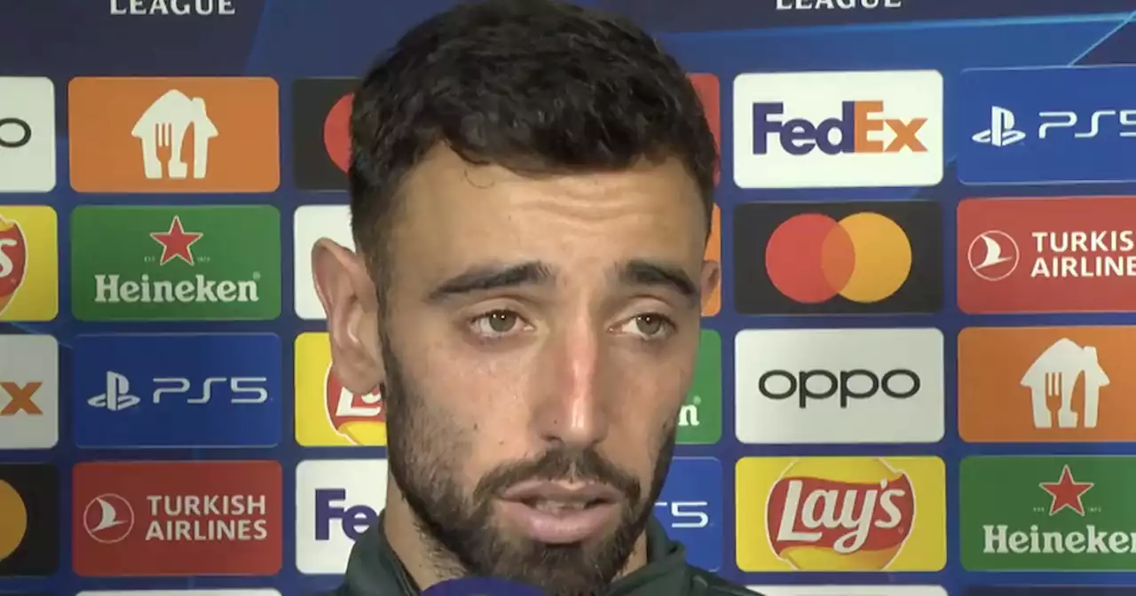 Bruno Fernandes explains Man United game plan after defeat vs Bayern