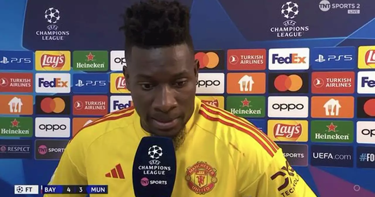 - Onana gives honest verdict about his Man United display