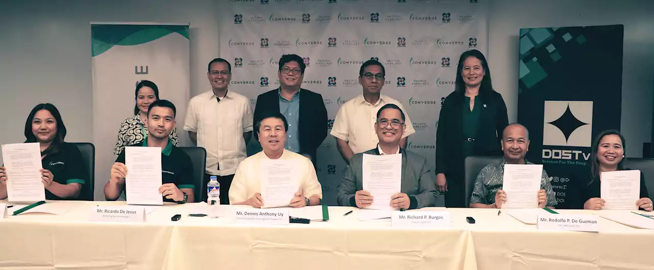 DOST-STII, Converge, Pacific Kabelnet Group join forces to amplify DOST streaming experience