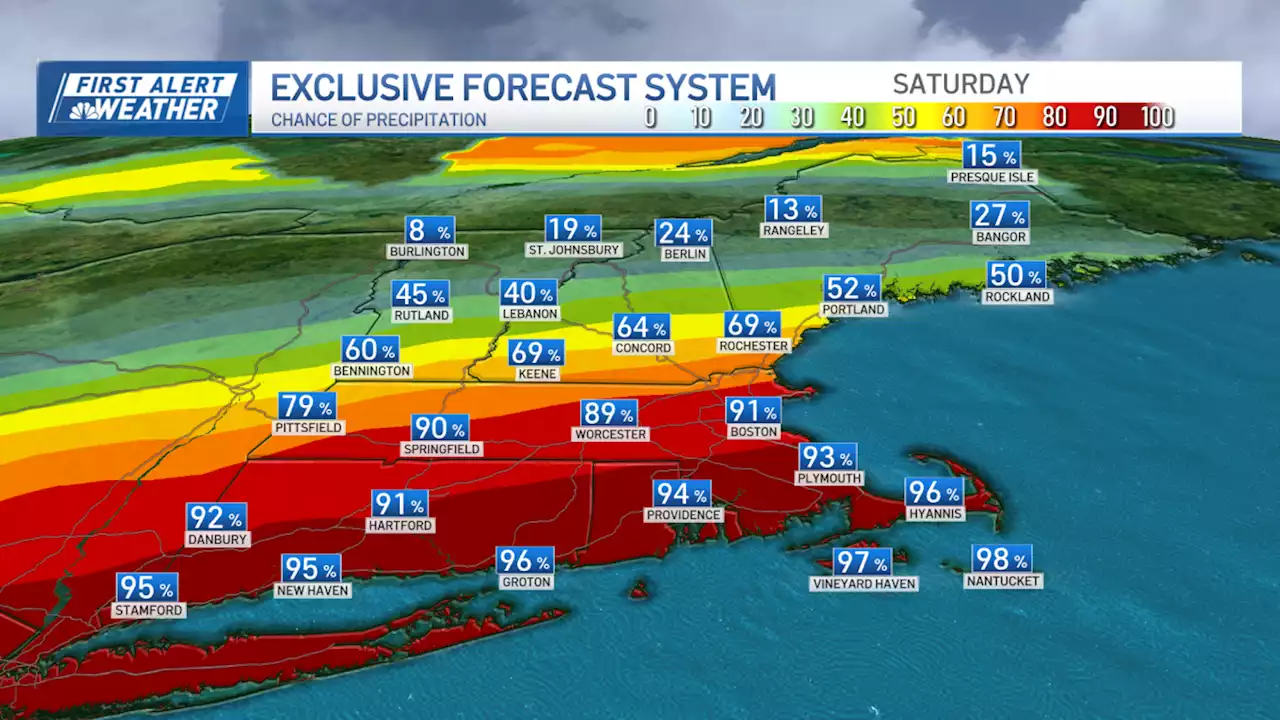 Tracking wet weather set to develop for the weekend