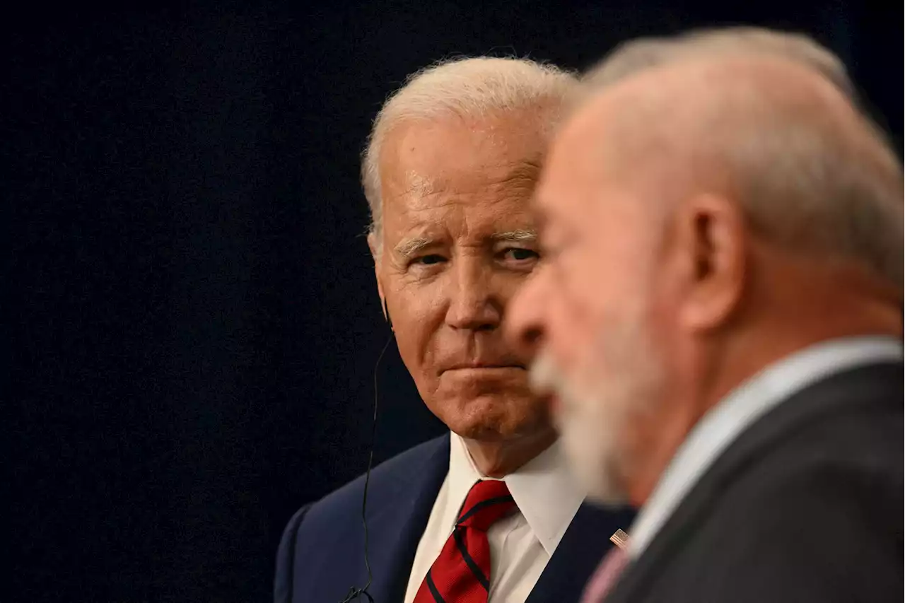 Joe Biden forgets to shake hands with Brazil president in awkward gaffe