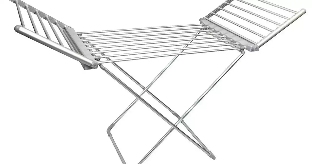 Amazon selling budget heated clothes airer for under £40