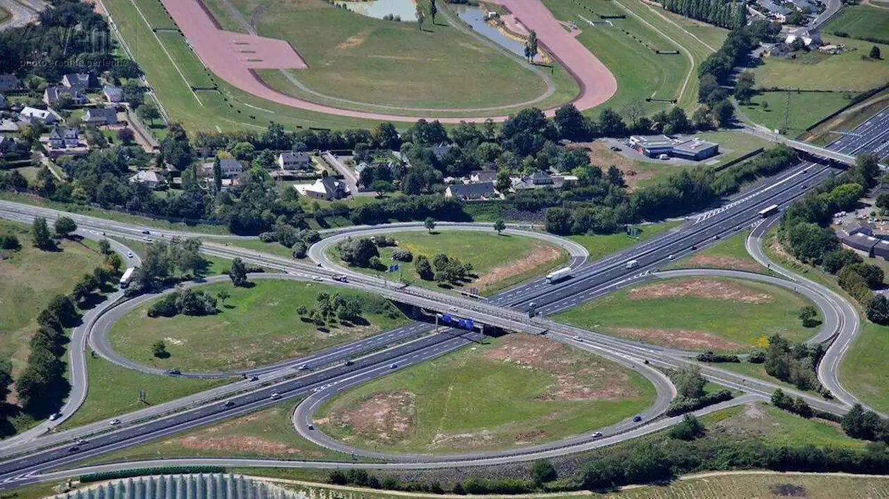 Des travaux de nuit à la jonction des autoroutes A11 et A87 près d’Angers
