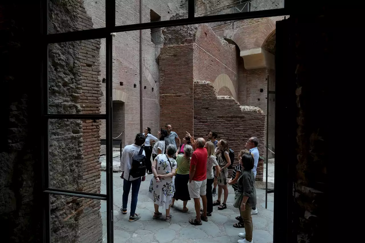 Ancient 'power' palazzo on Rome's Palatine Hill reopens to tourists, decades after closure.