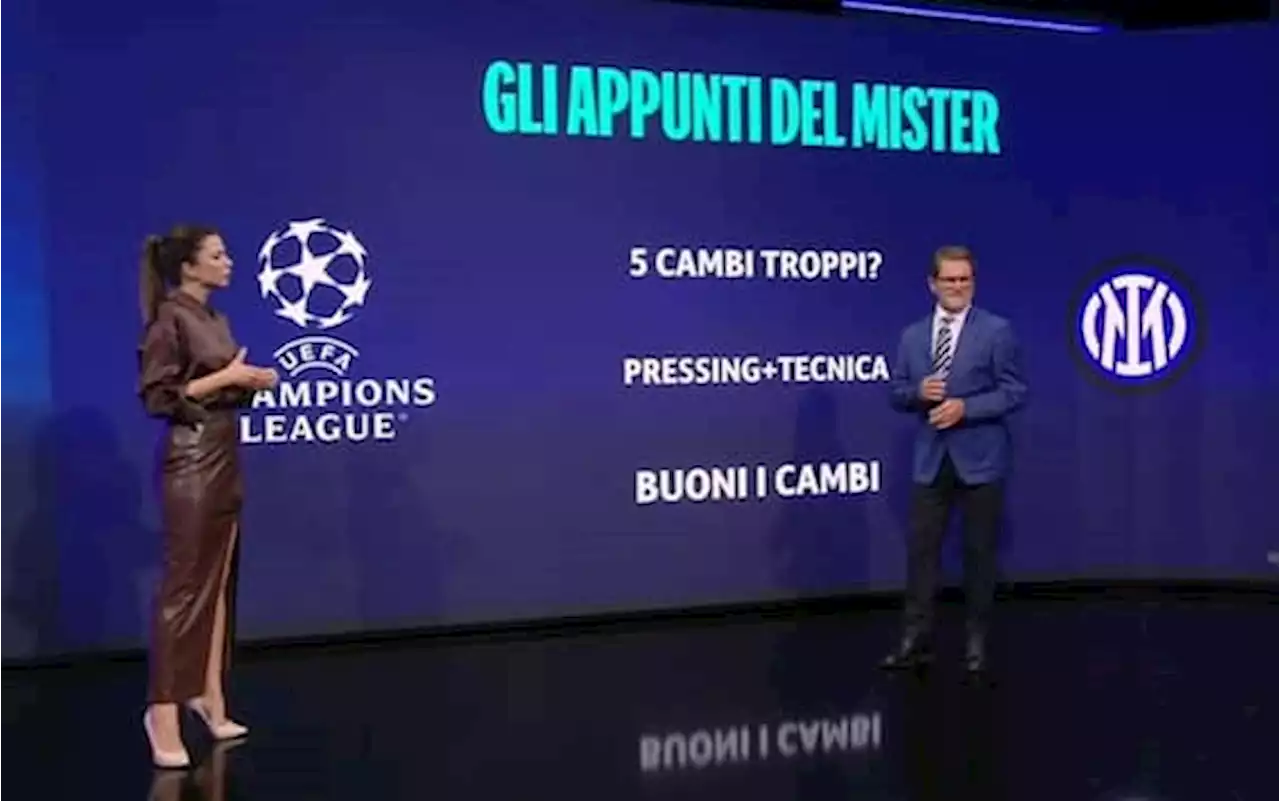 Capello sull'Inter: 'Troppi 5 cambi all'inizio'