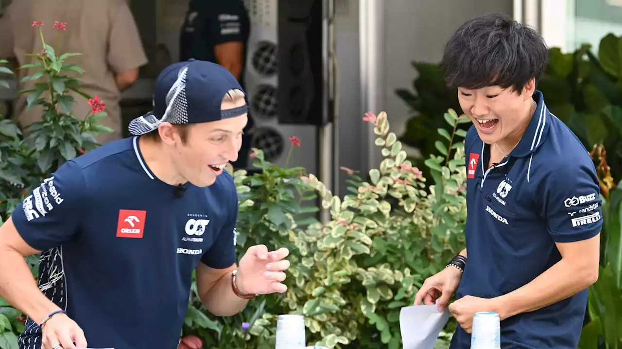 Yuki Tsunoda outlines AlphaTauri decision between Daniel Ricciardo and Liam Lawson for F1 2024