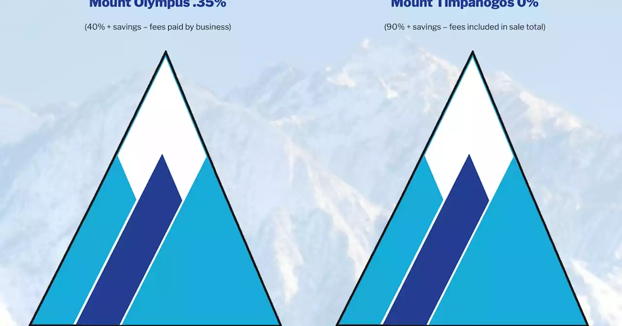 Utah EZ Pay honors iconic Utah Mountains: introducing Mount Olympus and Mount Timpanogos processing rates