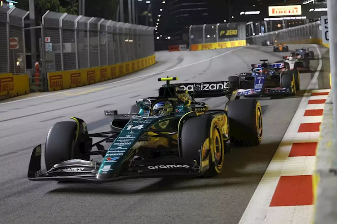 Fernando Alonso in Singapur: Aston Martin war defekt