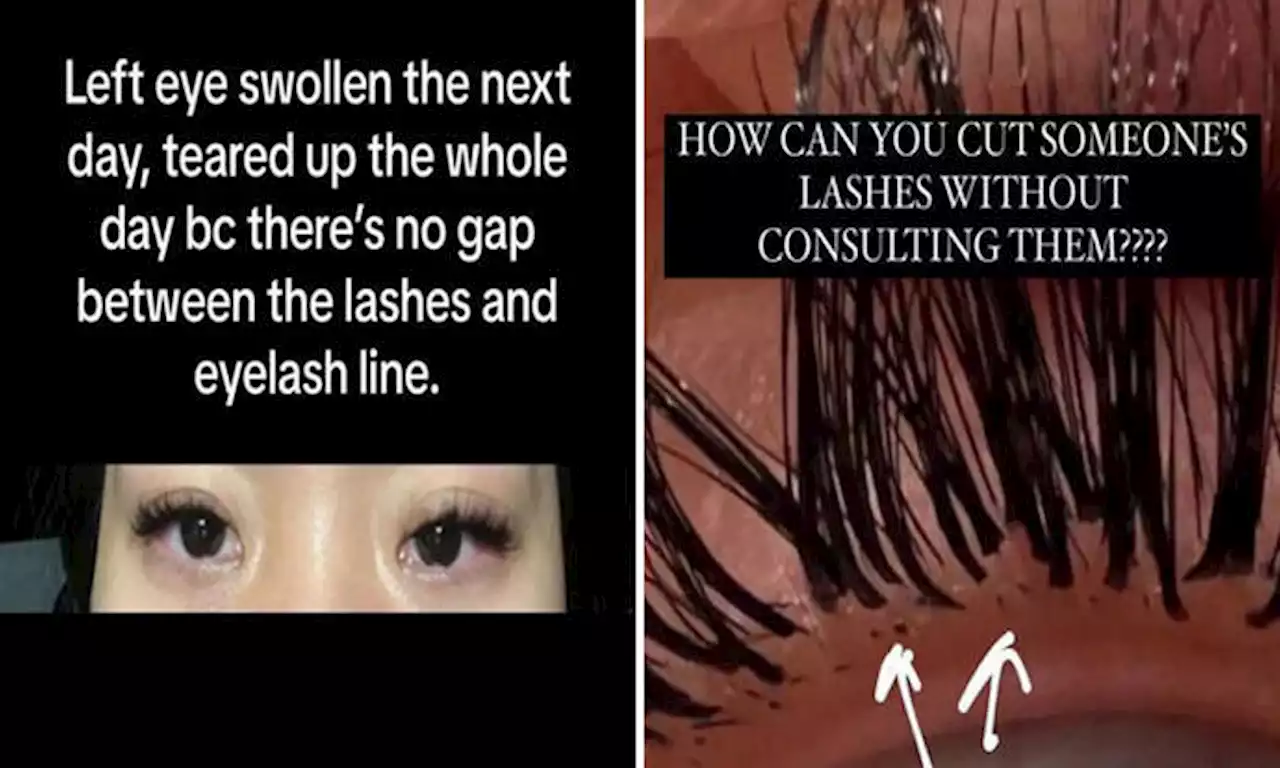 Orchard salon snips off woman's eyelashes without her consent, says it was new intern's fault