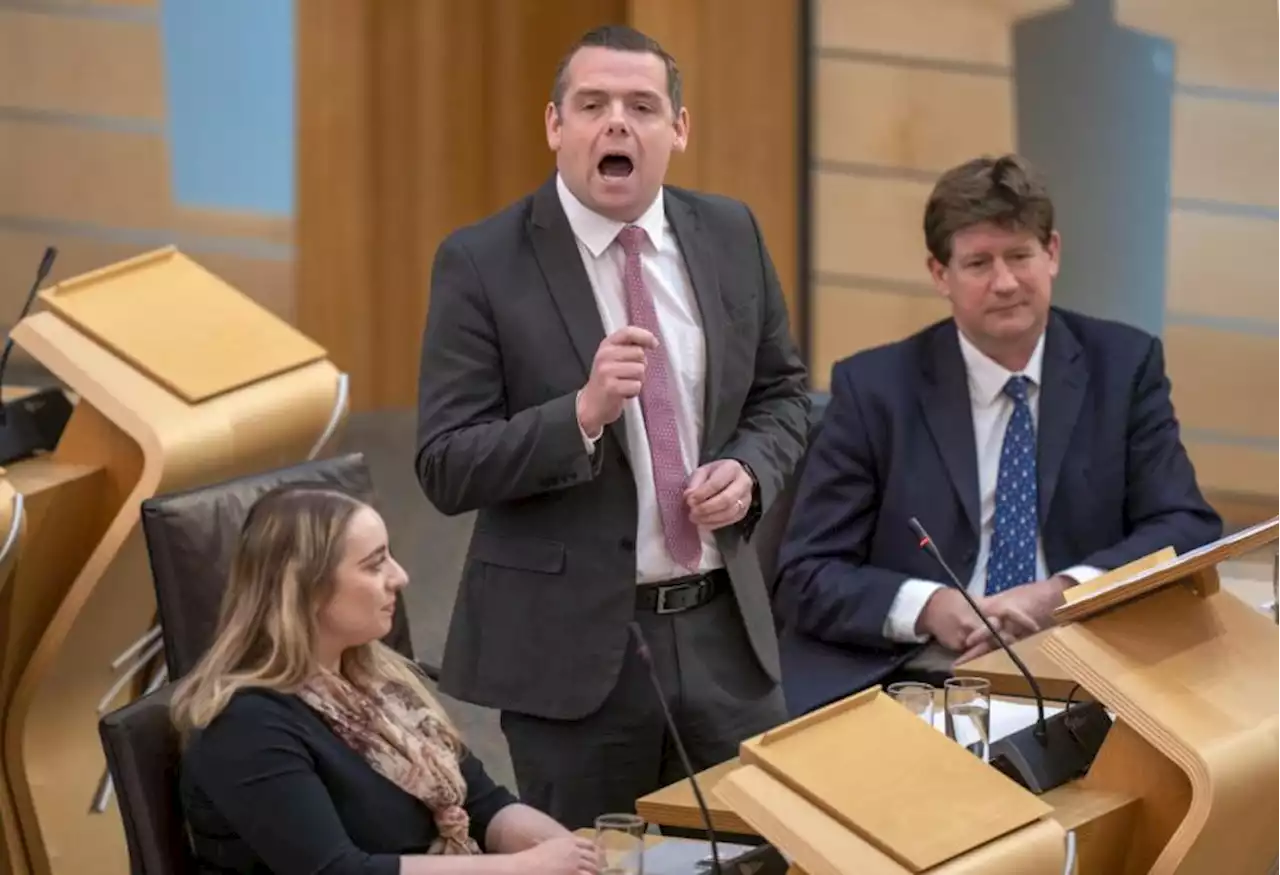 FMQs: Douglas Ross once again does the bidding of a flagging Prime Minister