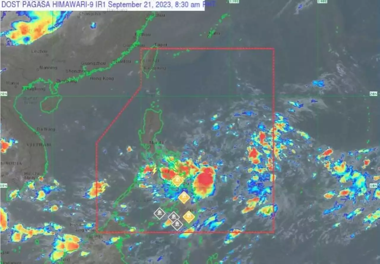 Cloud clusters in Visayas, Mindanao likely to develop into LPA--Pagasa