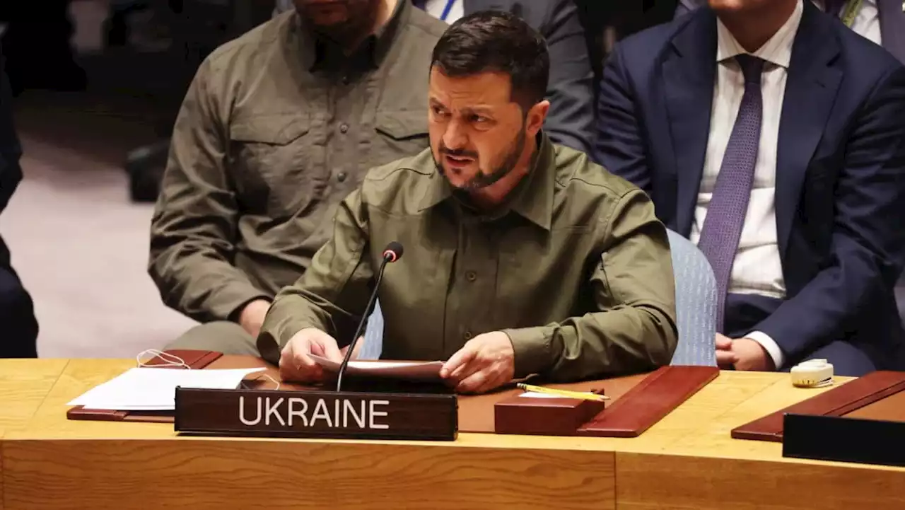 At UN, Ukraine's Zelenskyy seeks to shore up support against Russia