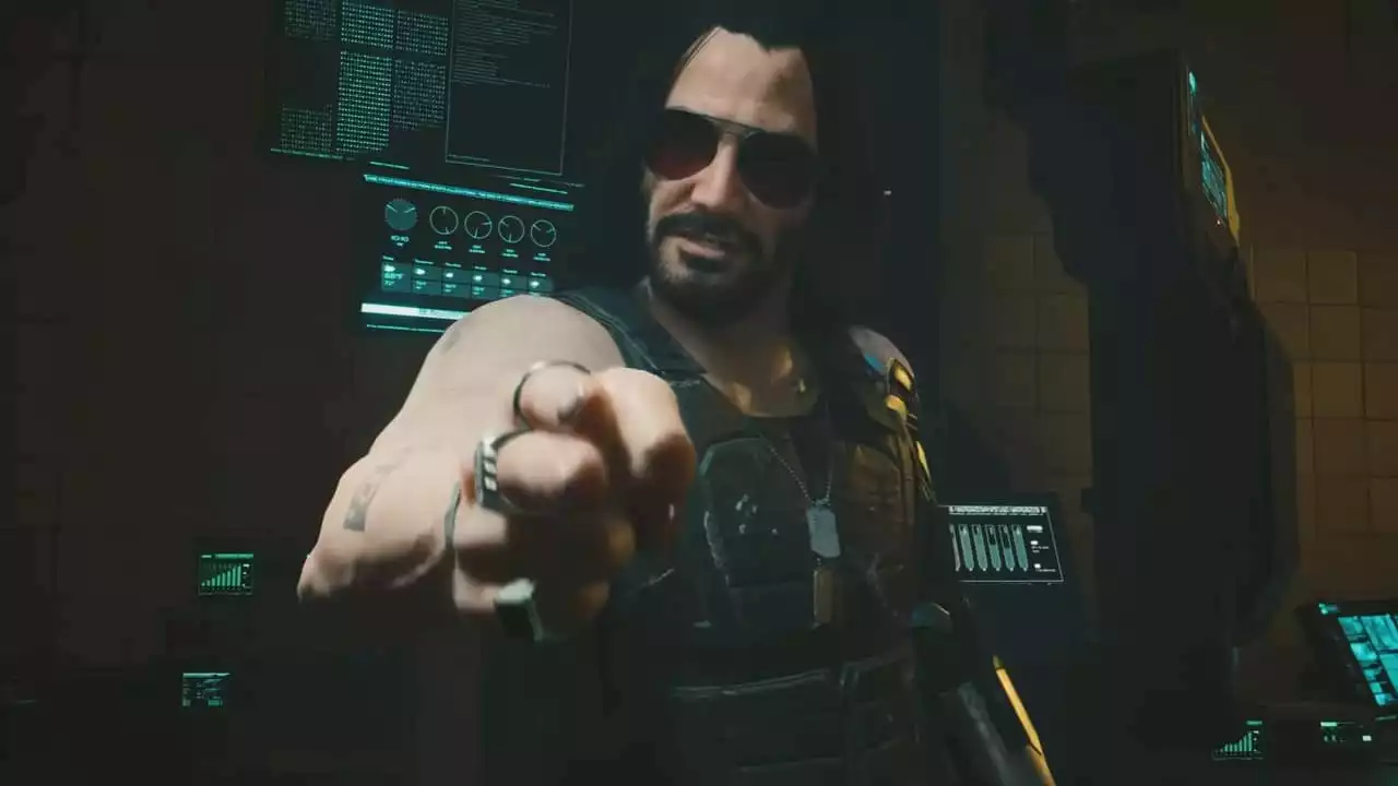 Cyberpunk 2077 fans adore Keanu's glow-up in Update 2.0