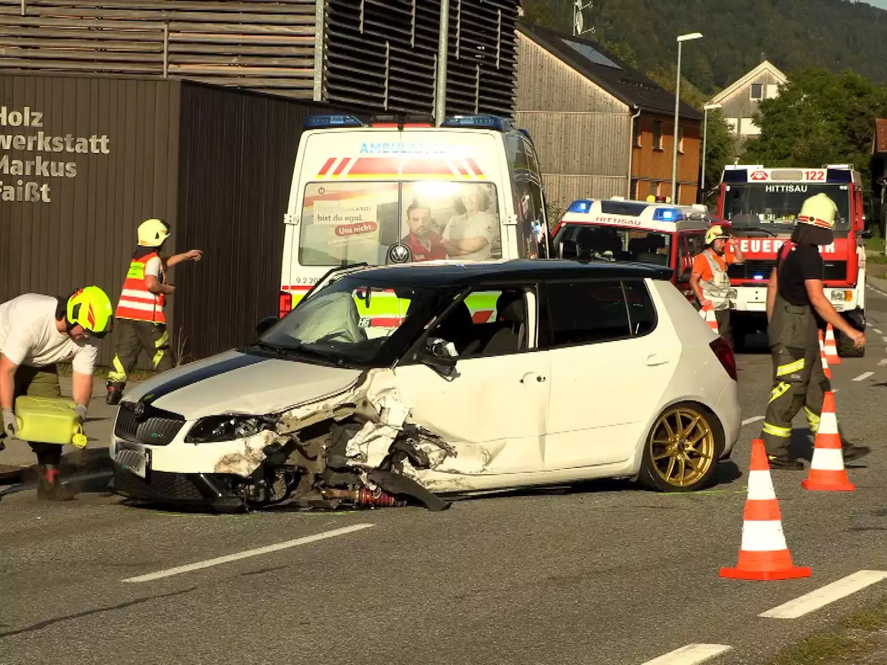 Schwerer Verkehrsunfall in Hittisau