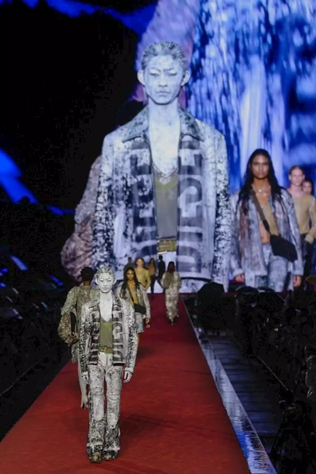 Diesel is Milan's hottest ticket with otherworldly looks, cutting-edge textiles