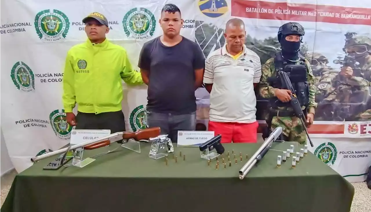 Capturan a dos hombres con armas y municiones: estarían al servicio de 'Los Pepes'