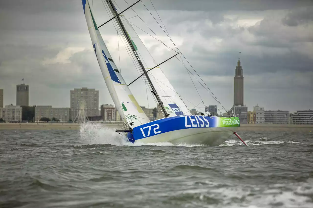 A Fougères, Zeiss accompagne deux skippers sur la Transat Jacques-Vabre