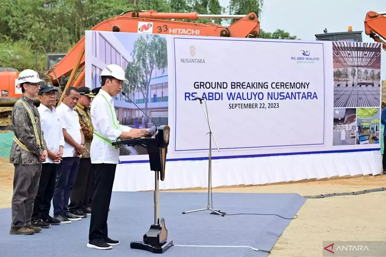 Presiden 'groundbreaking' Pembangunan Rumah Sakit Pertama Di IKN ...