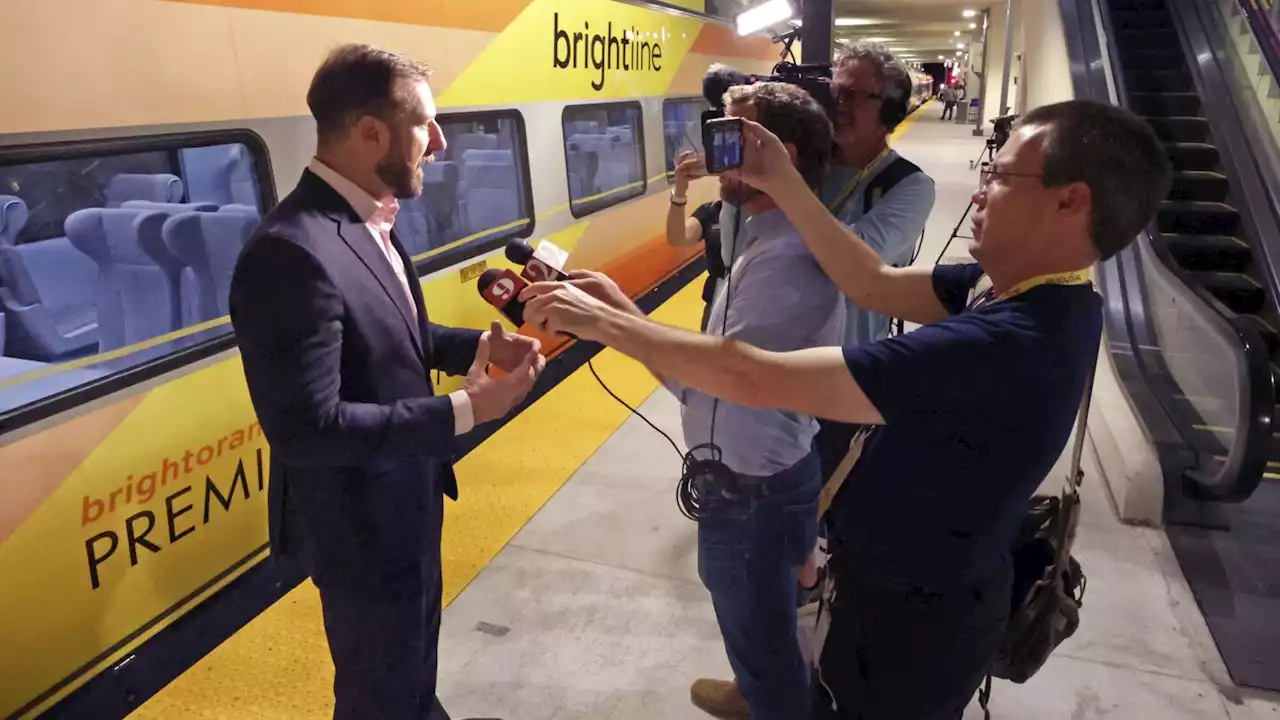 High-speed trains begin making trip between Orlando and Miami