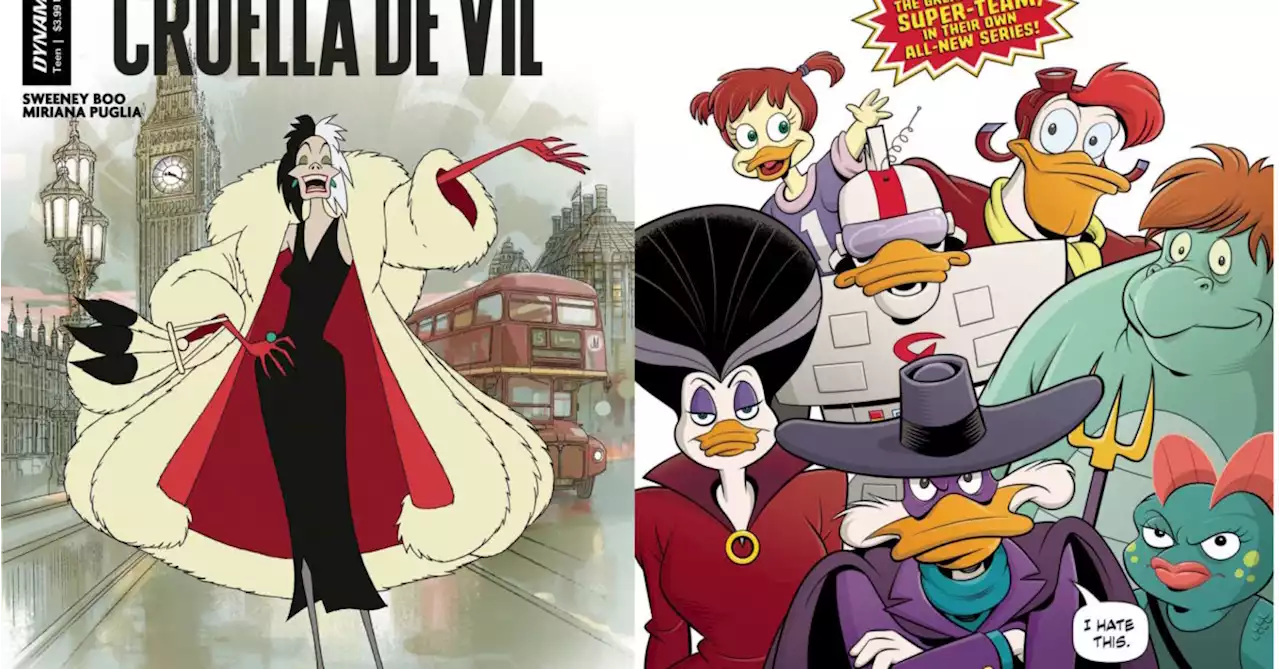 Cruella De Vil & Justice Ducks in Dynamite December 2023 Solicits