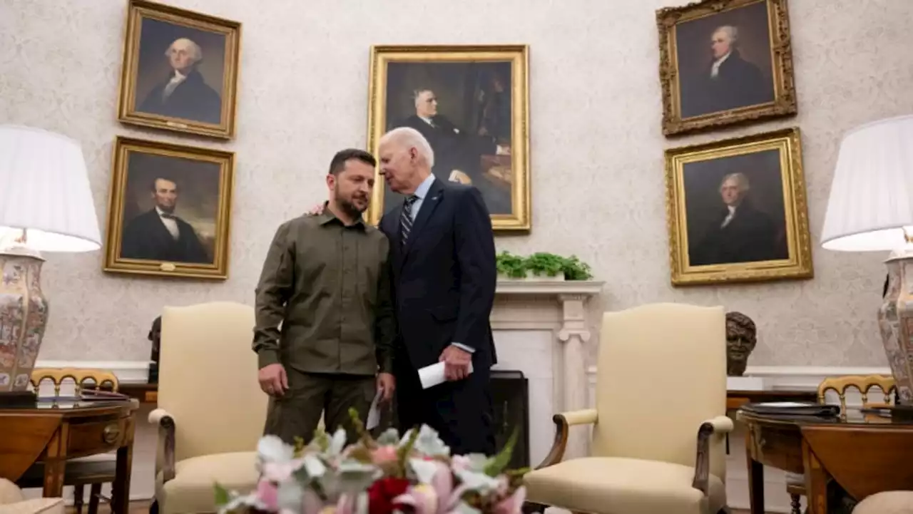 Zelenskyy wins Biden support vow but faces US skeptics