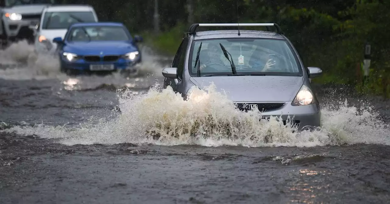 Scots issued 'danger to life' warning as heavy rainfall to hit this weekend